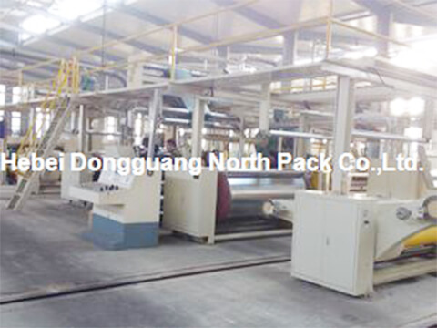 WJ1800-150 Three Layer Corrugated Cardboard Production Line 
