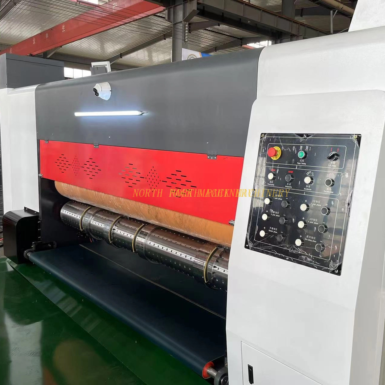 Corrugated Cardboard Flexo Ink Printer Slotter Die Cutter with Stacker Carton Box Make Packaging Machinery