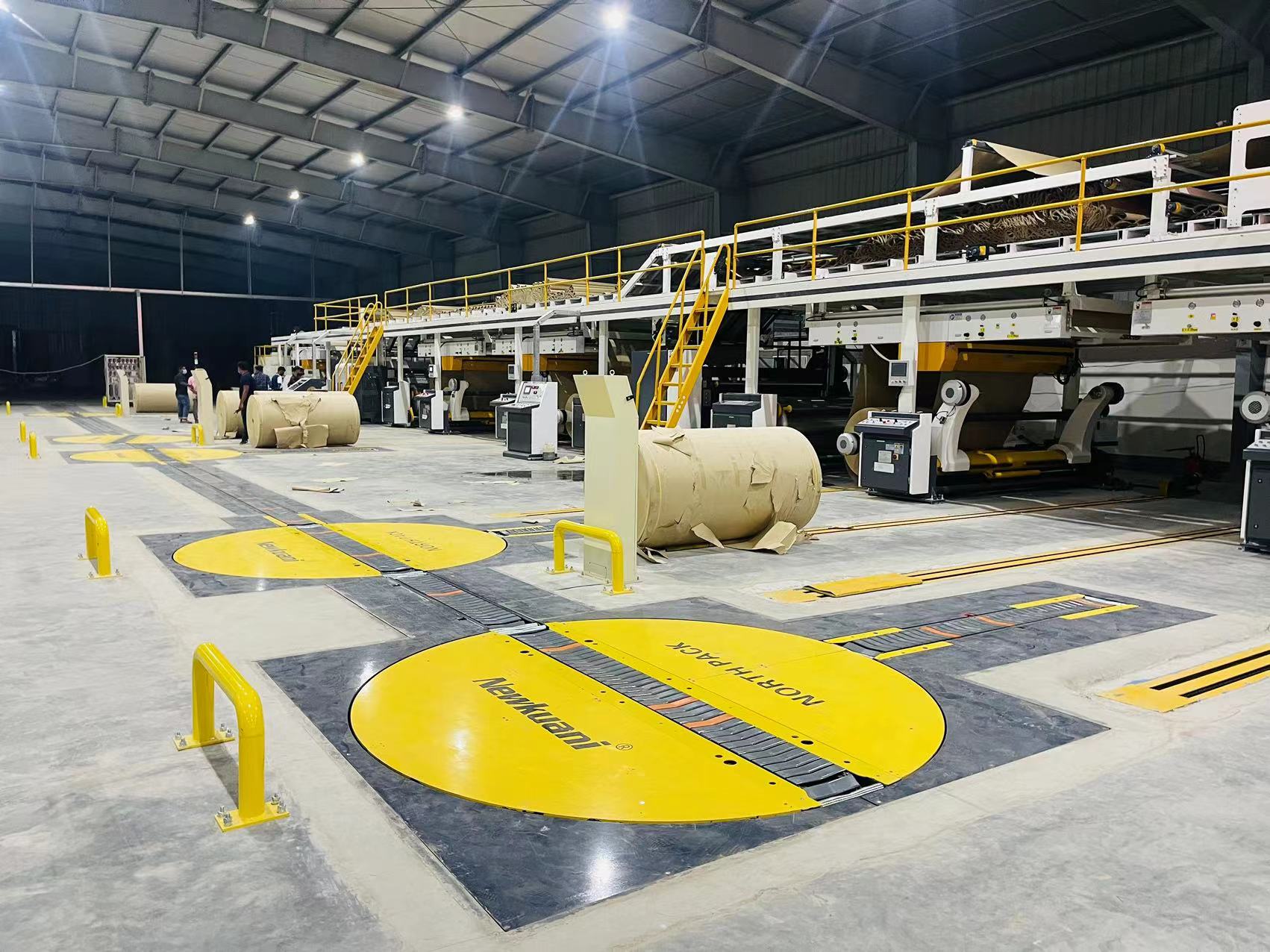 North Pack Automatic High Speed Corrugated Cardboard Production Line Paperboard Plant Machine