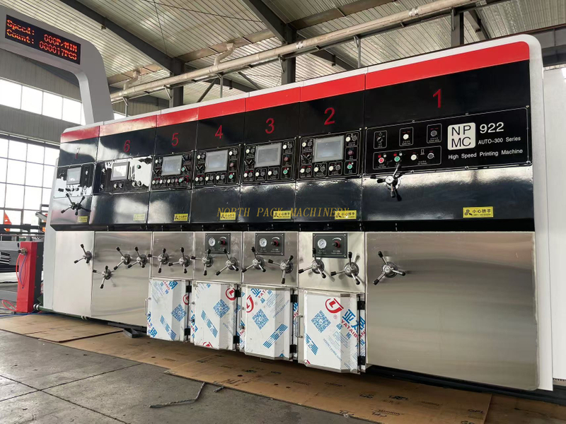 North Pack Lead Edge Printing Computer Slotting Die-cutting Carton Box Make Machine 
