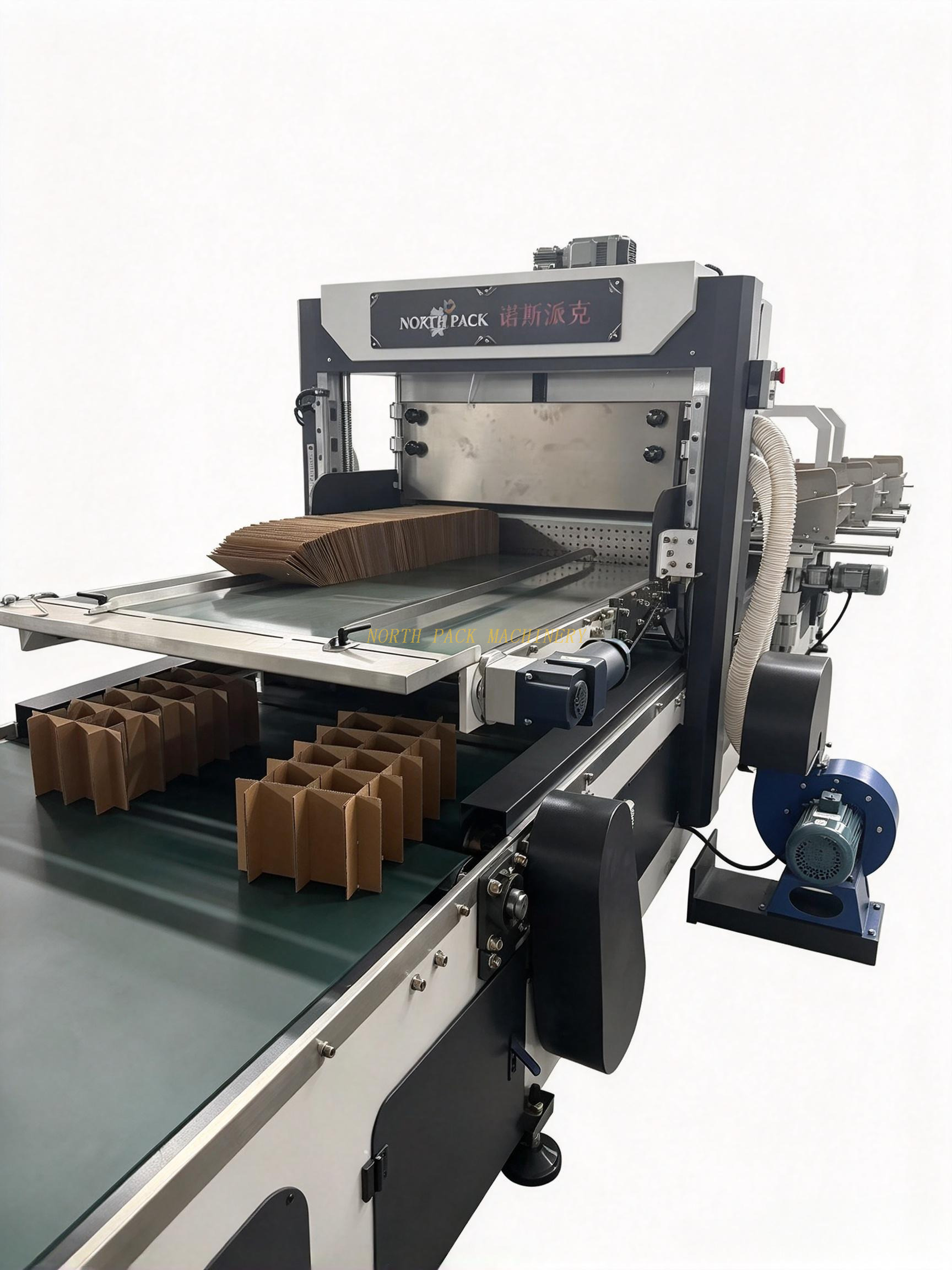 High-Speed Carton Partition Assembling Machine With Auto Collating For Corrugated Box Manufacturing