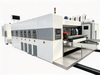 one operator corrugated box production line with robot palletizer