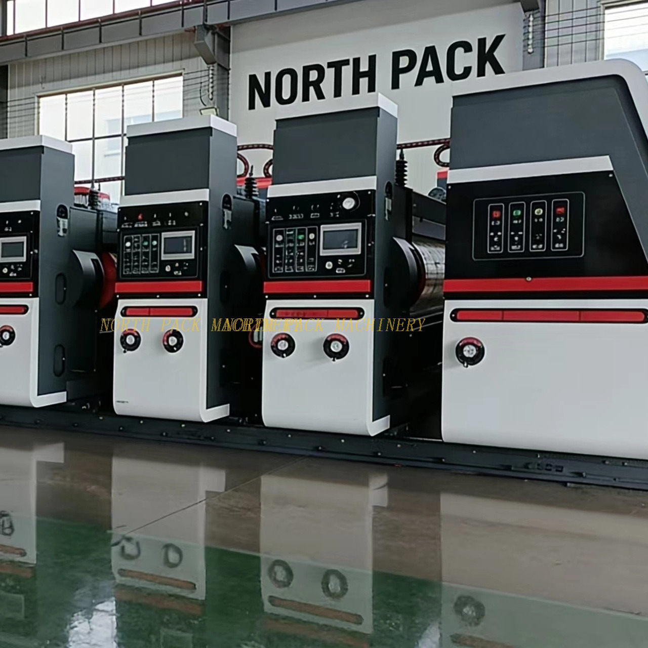 Corrugated Cardboard Flexo Ink Printer Slotter Die Cutter with Stacker Carton Box Make Packaging Machinery