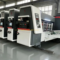 Corrugated Cardboard Flexo Ink Printer Slotter Die Cutter with Stacker Carton Box Make Packaging Machinery