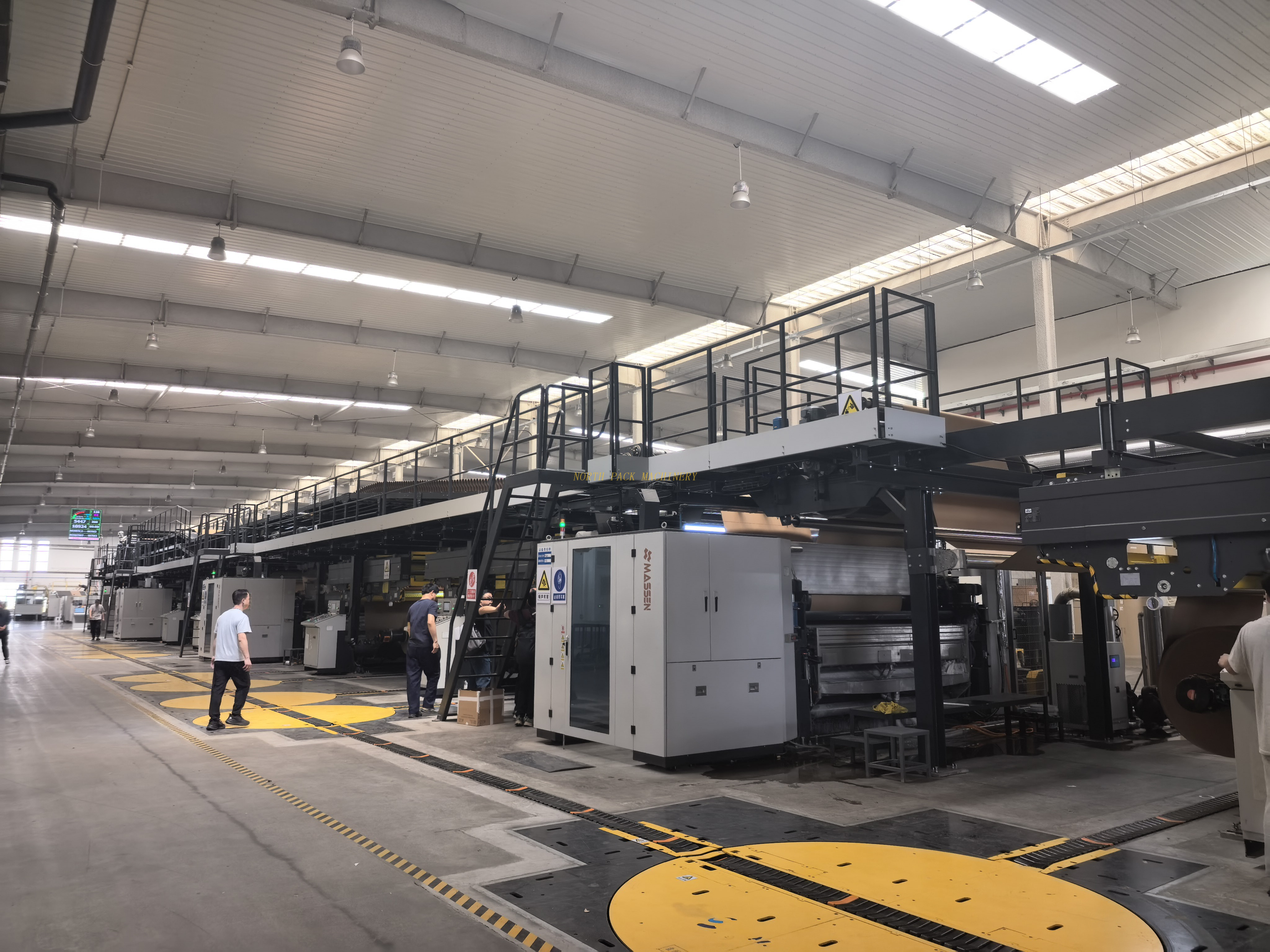 350m/min 2800mm 5 Ply Corrugated Cardboard Production Line