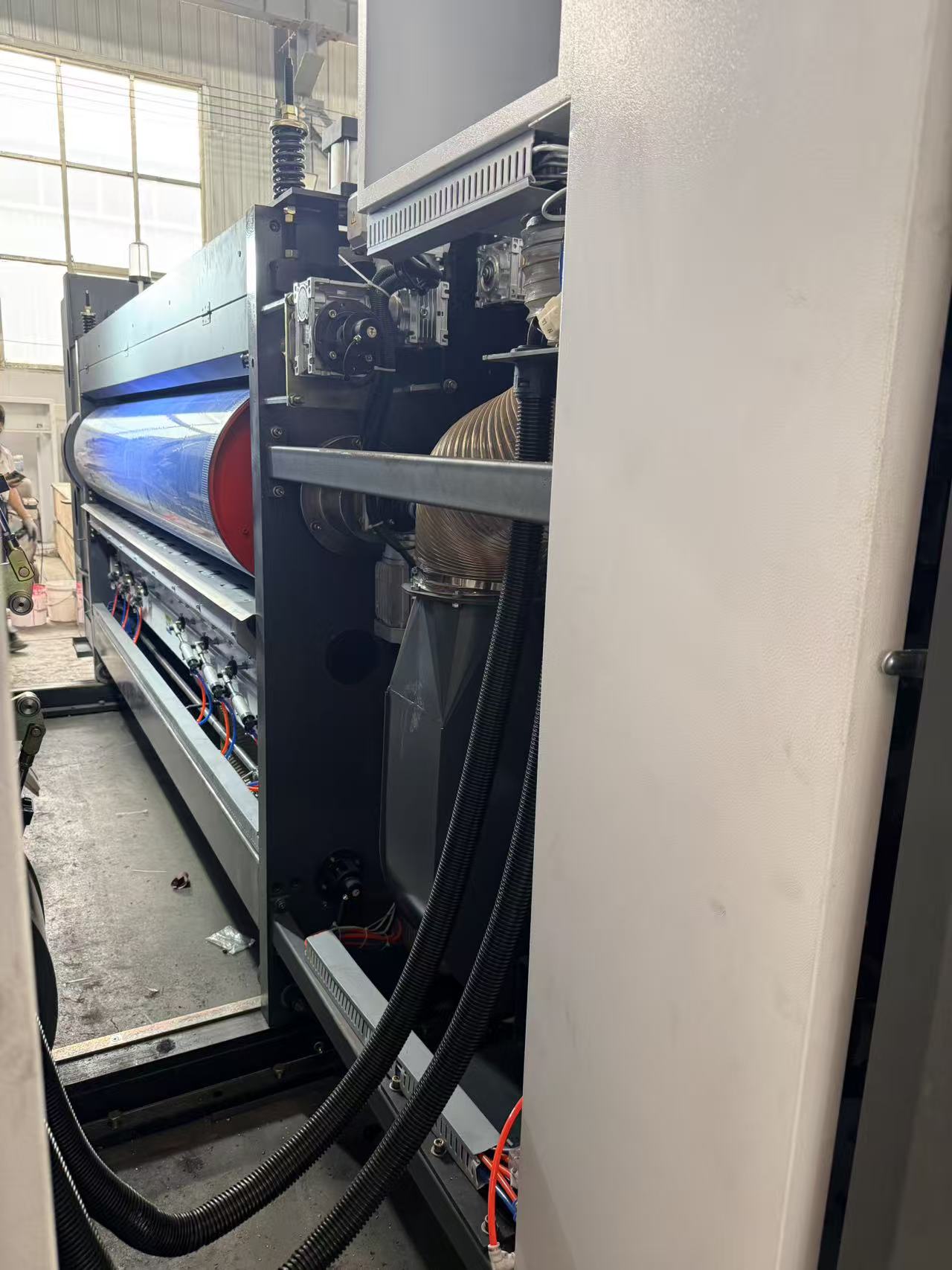 electric die-less slotting carton printer