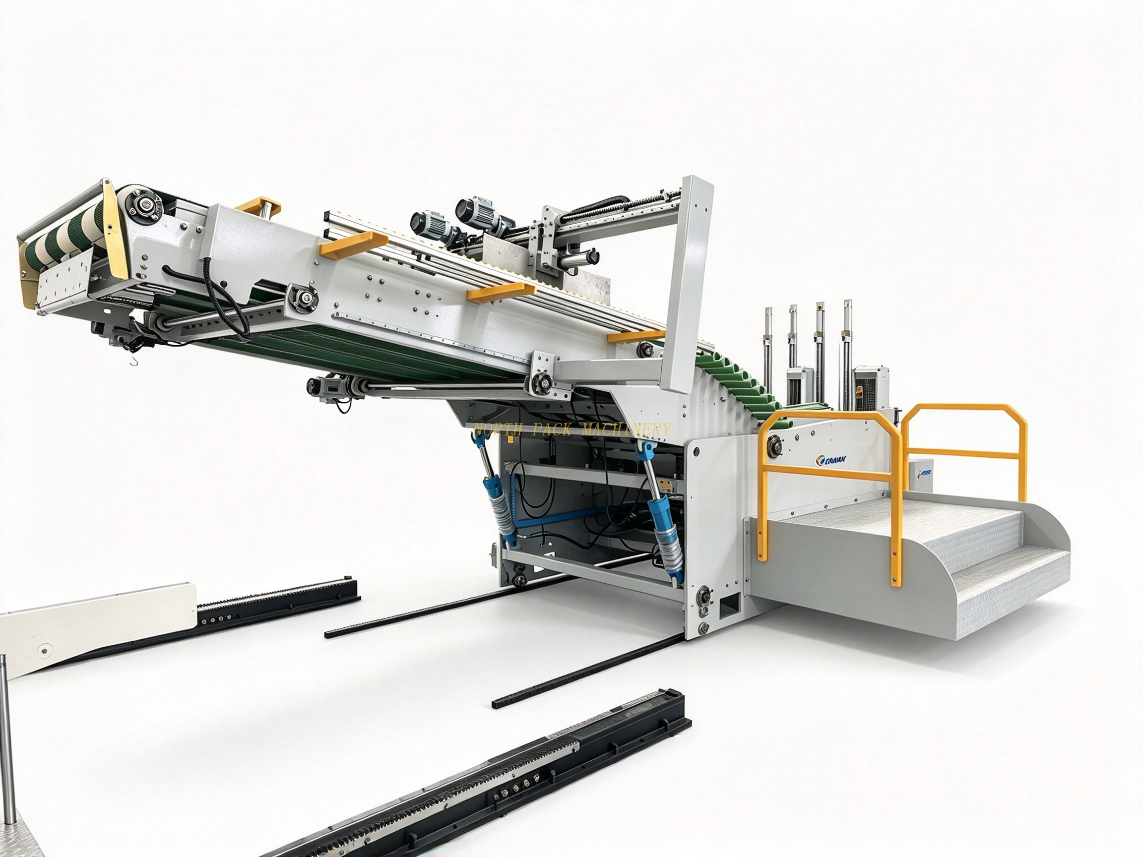 servo driven flexo folder gluer inline system