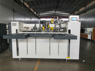 Semi Auto Carton Boxing Stitching Package Machine