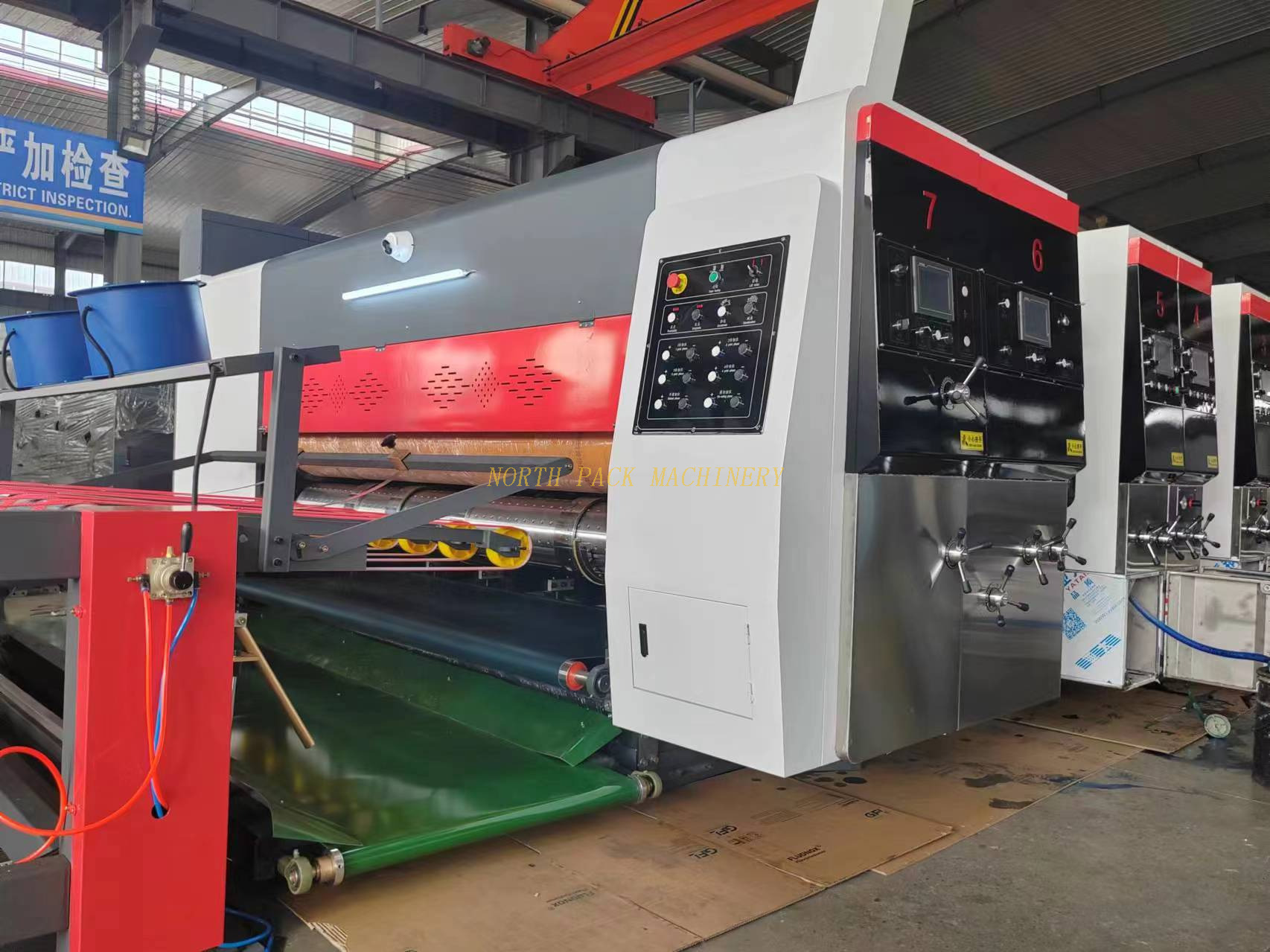 North Pack Lead Edge Printing Computer Slotting Die-cutting Carton Box Make Machine 